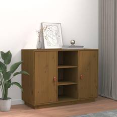 vidaXL Skänk honungsbrun 100x40x75 Sideboard
