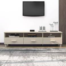 Marrone Mobili TV vidaXL Porta Marrone 158x40x40 cm In Legno Massello di Pino Mobile TV