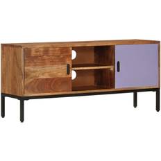 vidaXL massivt akacietræ gyldenbrun TV-bord 110x50cm