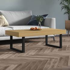 vidaXL Light Coffee Table 60x120cm