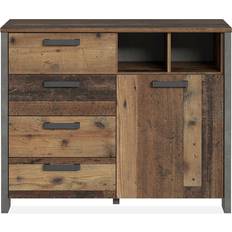 Forte Cadle 107 cm Brun Grå Kommode