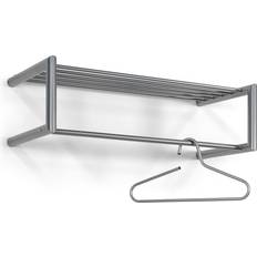 Spinder Design Wandgarderobe Smooth Stahlrohr Vernickelt Hutablage