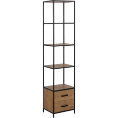 Nordform Reol August Brun 185 x 42 x 35 Bogreol