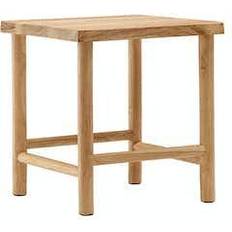Naturfarvet Siddepuffer Venture Design Noster Skammel Hvid 42 x 42 cm Siddepuf 130cm