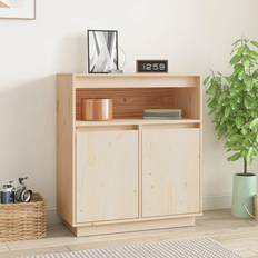 vidaXL 70x34x80 fyrretræ Skænk