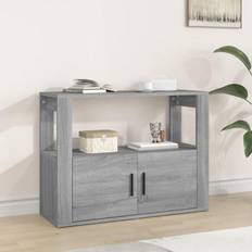 vidaXL Sonoma Gris 80x30x60 cm Bois d'ingénierie Buffet