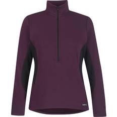 Elastane/Lycra/Spandex - Women Sweaters Kerrits Horse Sense Fleece Print Raisin Raisin