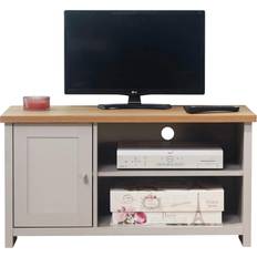 Grey Benches GFW Lancaster Small Cabinet TV Bench