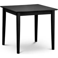 Quadratic Dining Tables Julian Bowen Rufford Black Dining Table 80x80cm