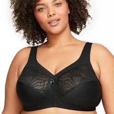 Glamorise Full Coverage Bra-1010, Black Black