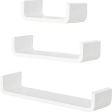 Homcom U Shaped Wall Shelf
