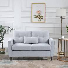 Loveseat Homcom Loveseat Sofa 140cm 2 Seater