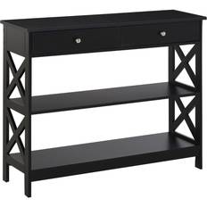 Homcom Hallway Black Console Table