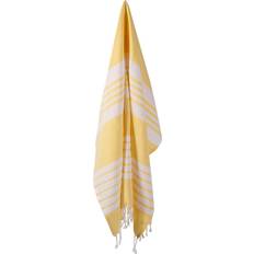 Geel Handdoeken Sagaform Ella Hamam Handdoek 90 x 170 cm Geel