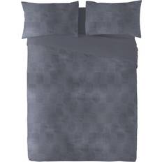 Ropa de Cama Naturals ELBA Gris Oscuro Cama De 150 240 x 220 cm Funda nórdica