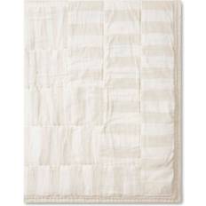 Bambu - Valkoinen Päiväpeitot Lexington Quilted Linen Blend Überdecke Beige, Weiß (260x)