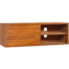 TV-benker vidaXL Solid Teak Wall-mounted TV-benk