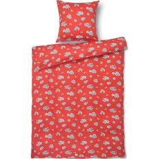 Juna Coton Housses de couette Juna Grand Pleasantly Housse de couette Rouge (210x150cm)