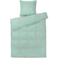 Juna Monochrome Lines Duvet Cover Green (200x140cm)