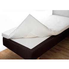 Faconsyet lagen - Percale Lagner Värnamo of Sweden Kuvertlakan Percal 105 x 200 cm Lagen Grå, Brun, Hvid (200x105cm)