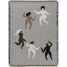 Ferm Living Free Tapestry Blanket Tæppe Grå (170x120cm)