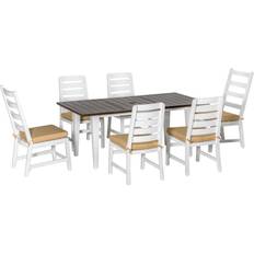 Patio sets with umbrella OutSunny 7 Patio Dining Set