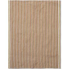 Ferm Living Geschirrtuch Hale Yarn Küchenhandtuch Braun, Gold, Silber (70x50cm)