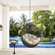 Gray Outdoor Hanging Chairs modway Hide Collection