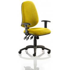 Yellow Office Chairs Dynamic Permanent Contact Backrest Plus Office Chair