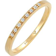 Elli Diamore damring bandring 585 gult guld diamant (0,08 ct) vit briljant slipning Gult guld, (16.6) colore: Vit, cod. 0602142114_52