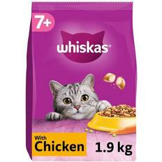 Whiskas 7+ Senior Dry Cat Food with Chicken 1.9kg