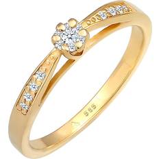 Diemer Engagement Ring - Gold/Diamonds