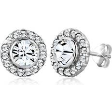 Smycken Elli damörhängen örhängen örhängen elegant silver 925 silver, colore: Weiß, cod. 0310730113
