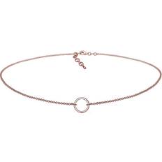 Elli Halskette Damen Choker Kreis Trend Geo in 925 Sterling Silber