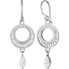 Silver dangle earrings Elli Women Silver Dangle & Drop Earrings - Silver