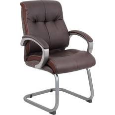 Executive office guest chairs Boss Office Products Products Double Plush Executive Guest Office Chair