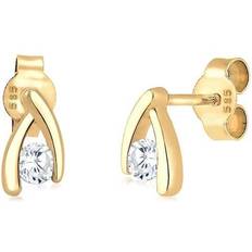 Gold 585 Elli Ohrringe Zirkonia 585 Gelbgold Premium Gold