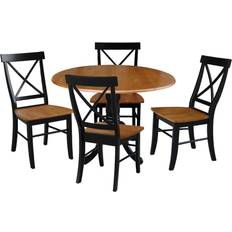 International Concepts 42" Dual Drop Leaf Dining Set