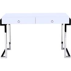 Best Master Furniture Writing Desks Best Master Furniture Juneau White Lacquer Writing Desk