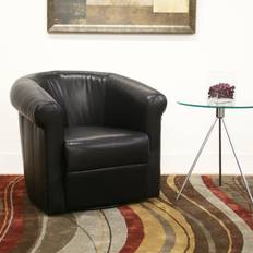 Leathers Lounge Chairs Baxton Studio Julian Black Lounge Chair