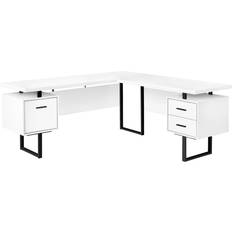 Corner desk Monarch Specialties 71 L-Shaped Corner Computer Writing Desk