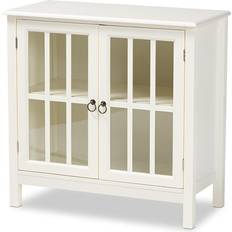 Baxton Studio White Furniture Baxton Studio Kendall Collection Storage Cabinet