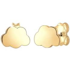 Elli Girls' 925 Sterling Silver Stud Earrings - Silver