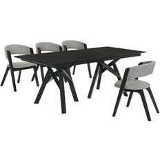 Furniture Armen Living Cortina Rowan Dining Set