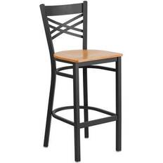 Flash Furniture Hercules Natural/Black Bar Stool 42.2"