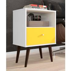 Multicolored Bedside Tables Manhattan Comfort Nightstands White Bedside Table