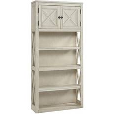 Ashley White Shelves Ashley 75.25" Bolanburg Large Book Shelf