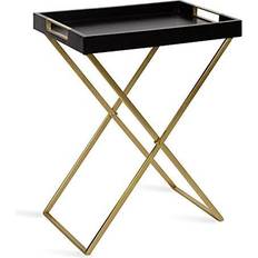 Gold Tray Tables Kate and Laurel Heller Tray Table