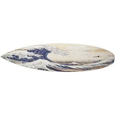 Natural Wall Decor American Art Decor The Great off Kanagawa Surfboard Plaque Sign Wall Decor