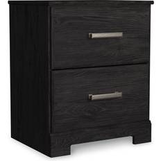 Ashley Black Bedside Tables Ashley Signature Belachime Bedside Table